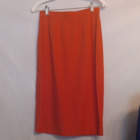 Oleg Cassini Orange Blazer Suit Jacket - Picture 4 of 8